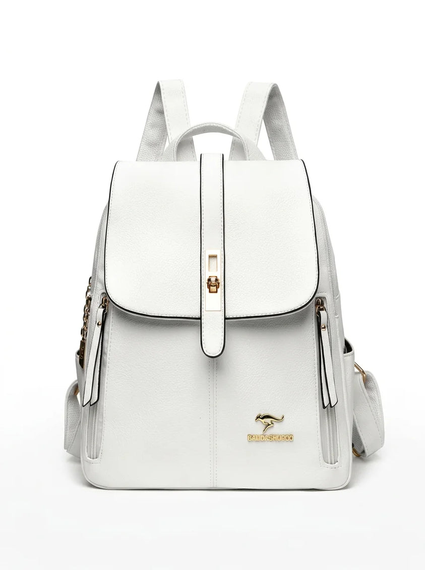 Sac à dos cuir vegan ville femme élégant - Vue 1 - Sac