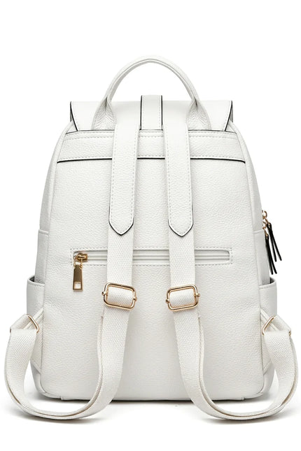Sac à dos cuir vegan ville femme élégant - Vue 3 - Sac