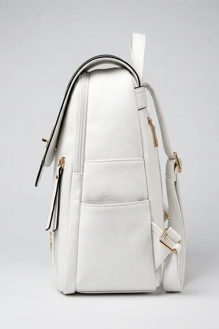 Sac à dos cuir vegan ville femme élégant - Vue 4 - Sac