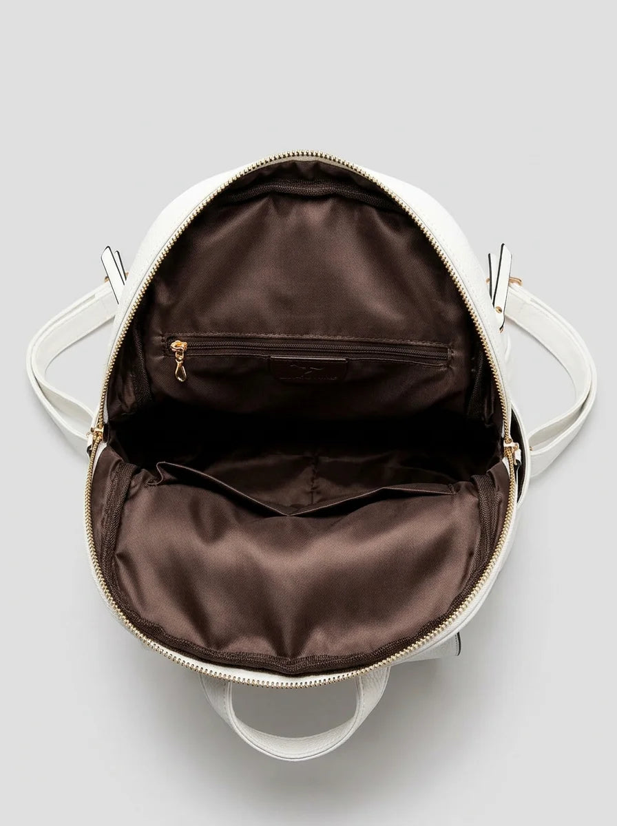 Sac à dos cuir vegan ville femme élégant - Vue 6 - Sac