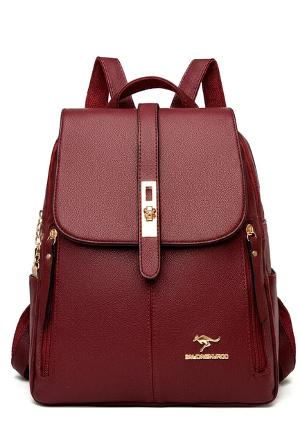 Sac à dos cuir vegan ville vintage femme - Vue 1 - Sac