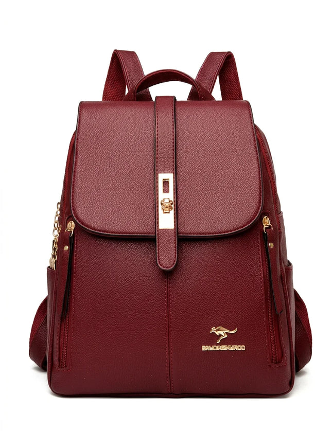 Sac à dos cuir vegan ville vintage femme - Vue 1 - Sac