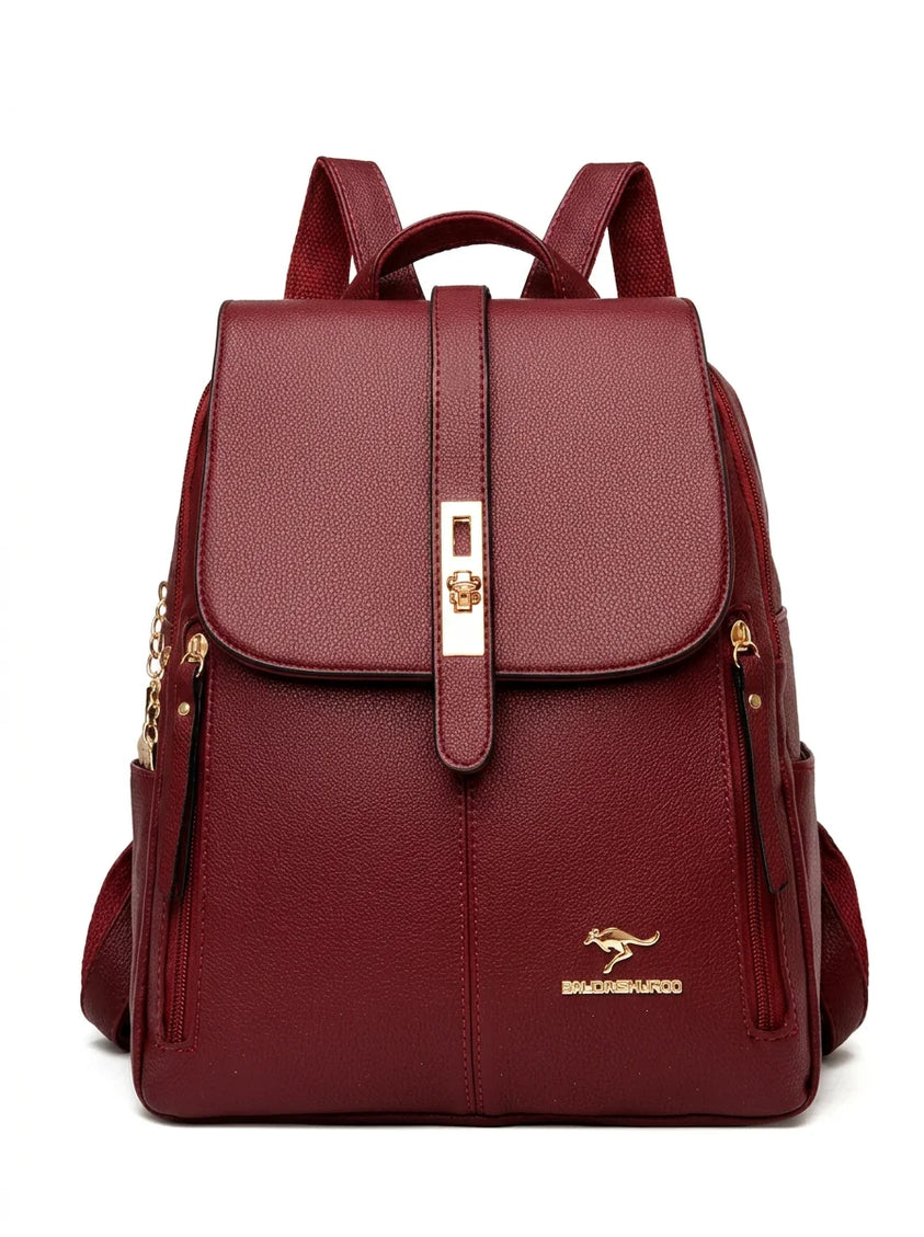 Sac à dos cuir vegan ville vintage femme - Vue 1 - Sac