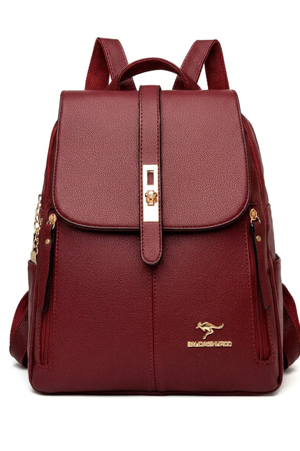 Sac à dos cuir vegan ville vintage femme - Vue 1 - Sac