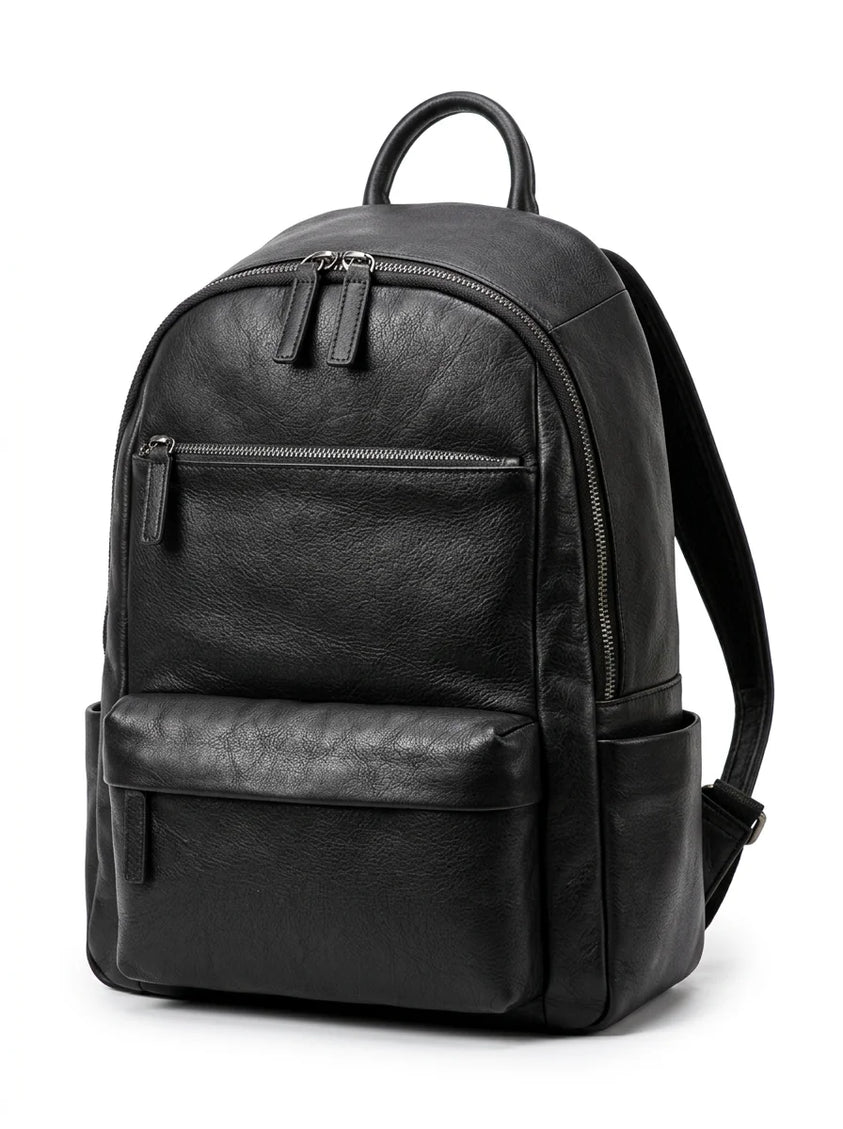 Sac à dos cuir véritable homme business élégant - Vue 1 - Sac