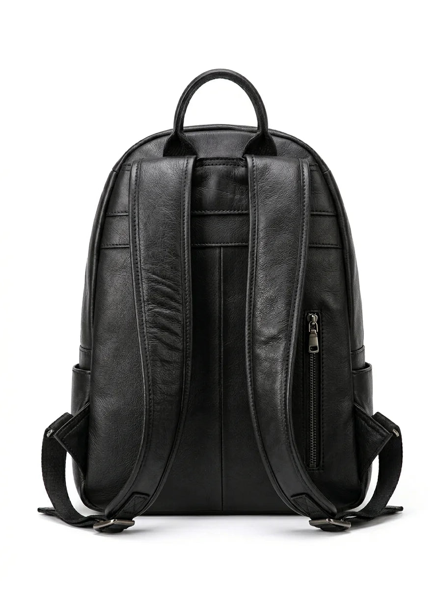 Sac à dos cuir véritable homme business élégant - Vue 2 - Sac