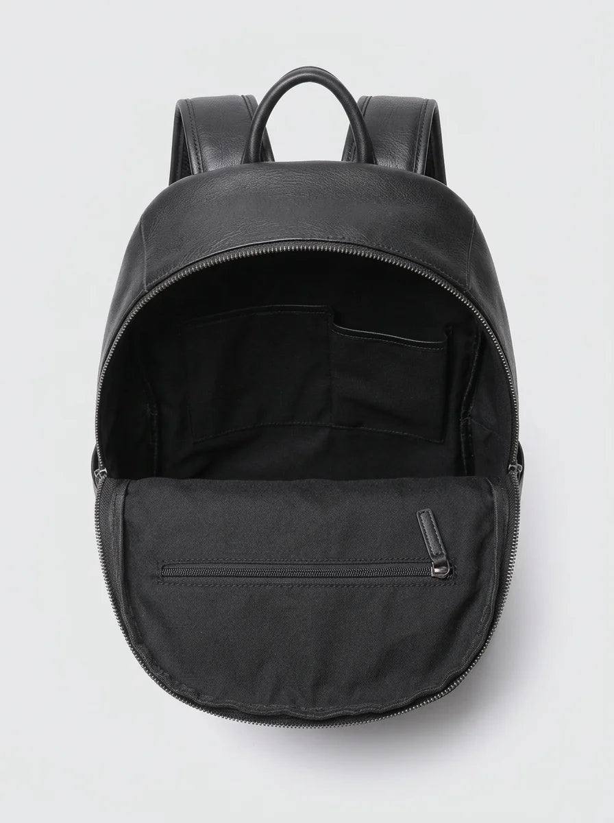 Sac à dos cuir véritable homme business élégant - Vue 3 - Sac