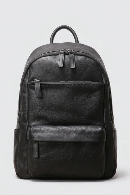 Sac à dos cuir véritable homme business élégant - Vue 5 - Sac