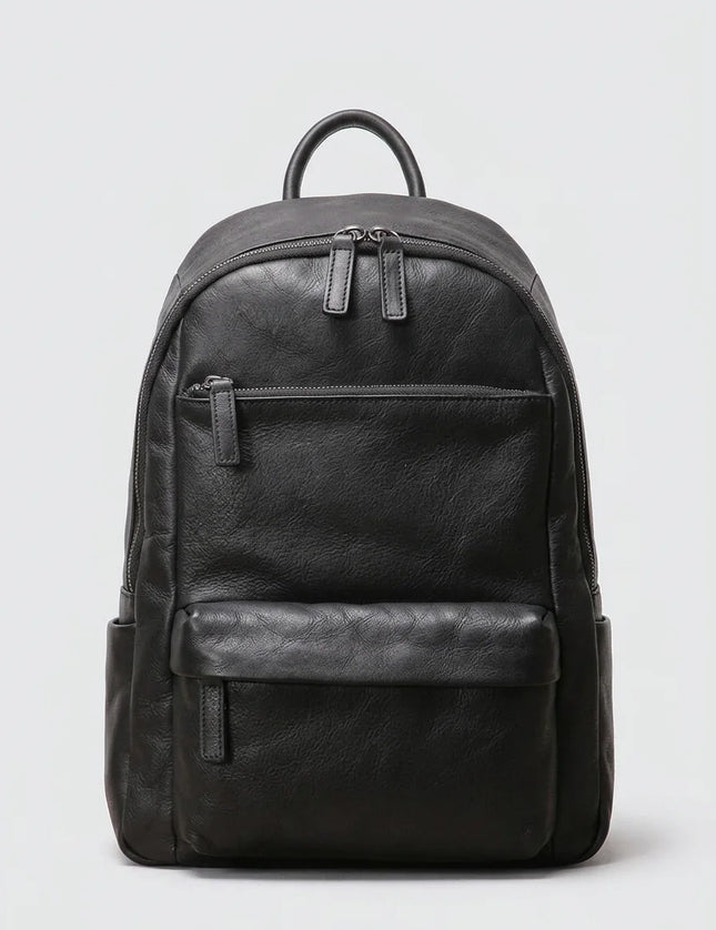 Sac à dos cuir véritable homme business élégant - Vue 5 - Sac