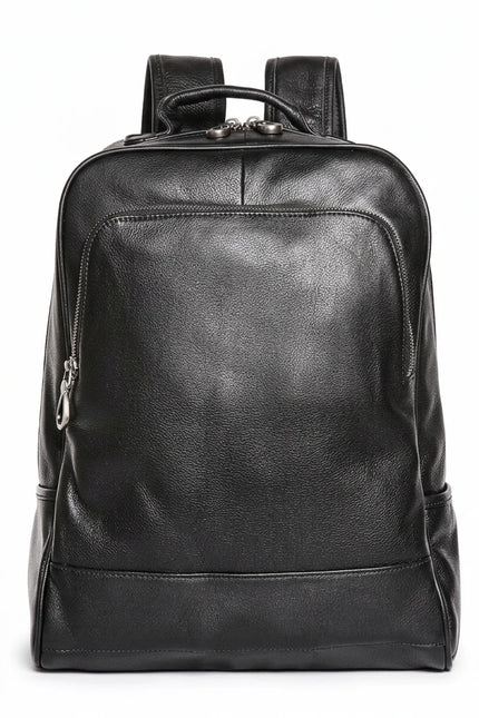 Sac à dos cuir véritable homme ordinateur élégant - Vue 1 - Sac