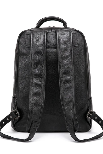 Sac à dos cuir véritable homme ordinateur élégant - Vue 3 - Sac
