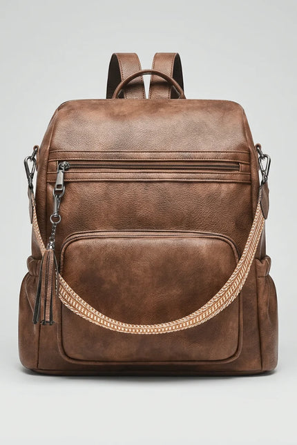 Sac à dos femme cuir vegan élégant quotidien - Vue 1 - Sac