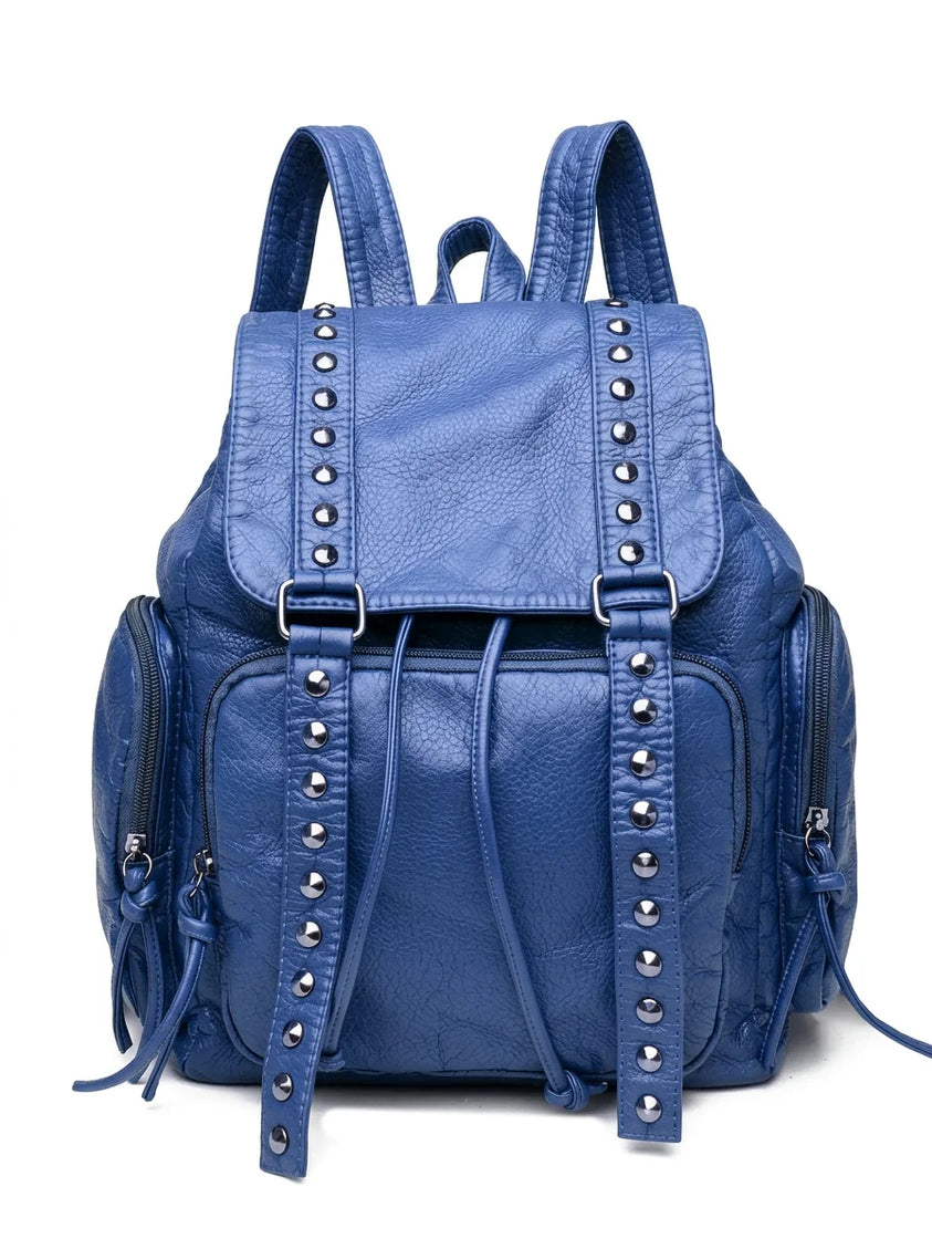 Sac à dos femme cuir vegan élégant quotidien - Vue 1 - Sac