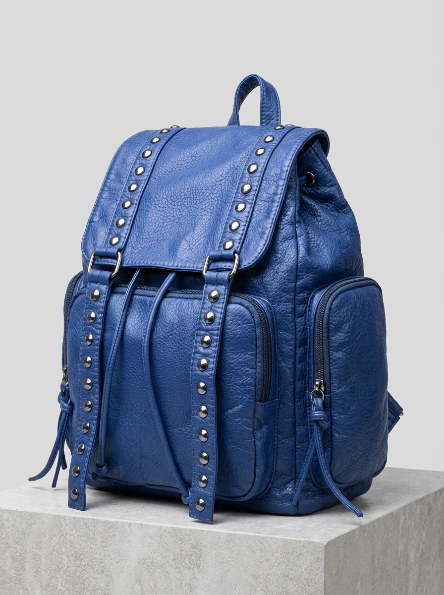 Sac à dos femme cuir vegan élégant quotidien - Vue 2 - Sac