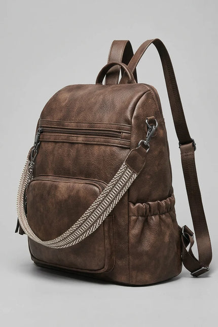 Sac à dos femme cuir vegan élégant quotidien - Vue 2 - Sac