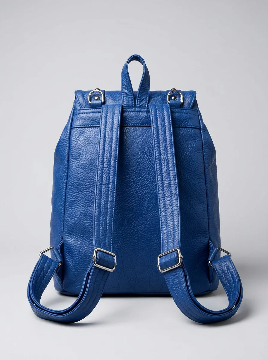 Sac à dos femme cuir vegan élégant quotidien - Vue 4 - Sac