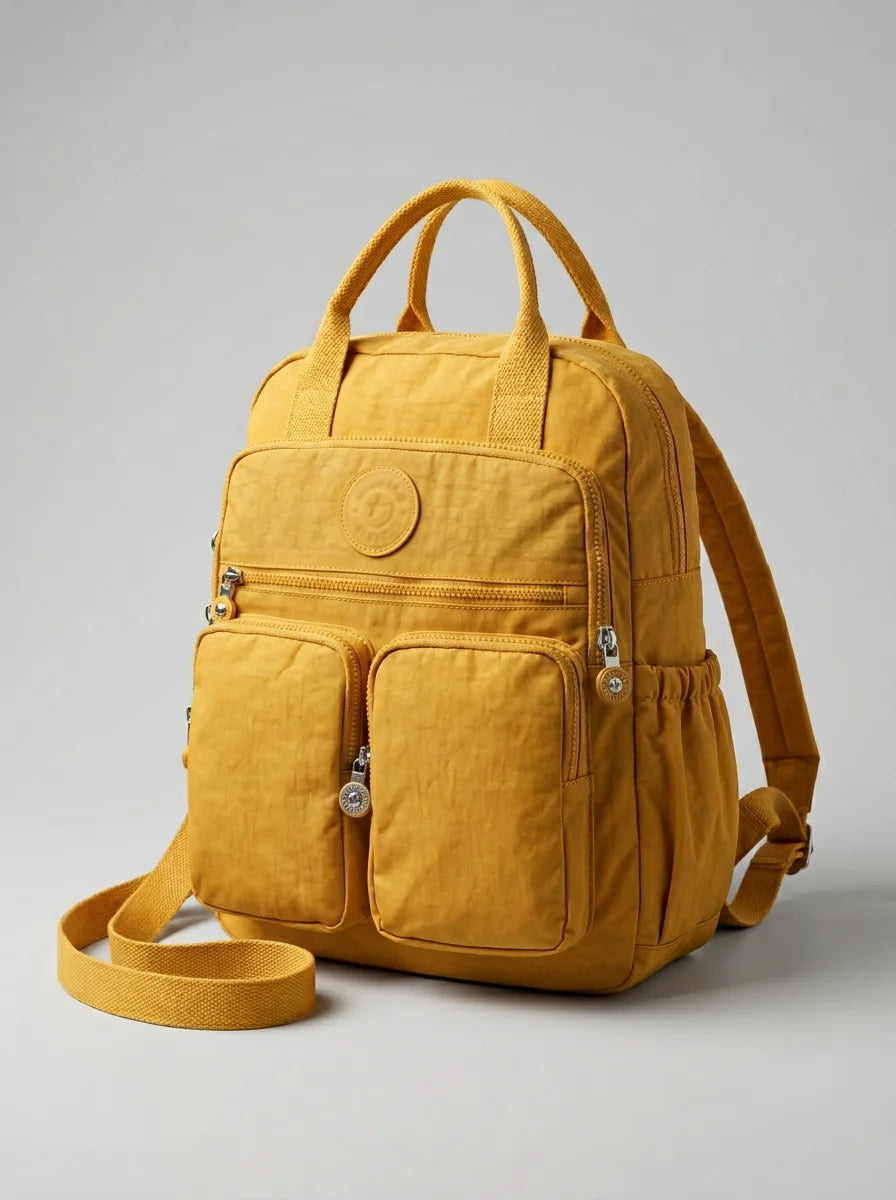 Sac à dos nylon imperméable collège voyage - Vue 1 - Sac
