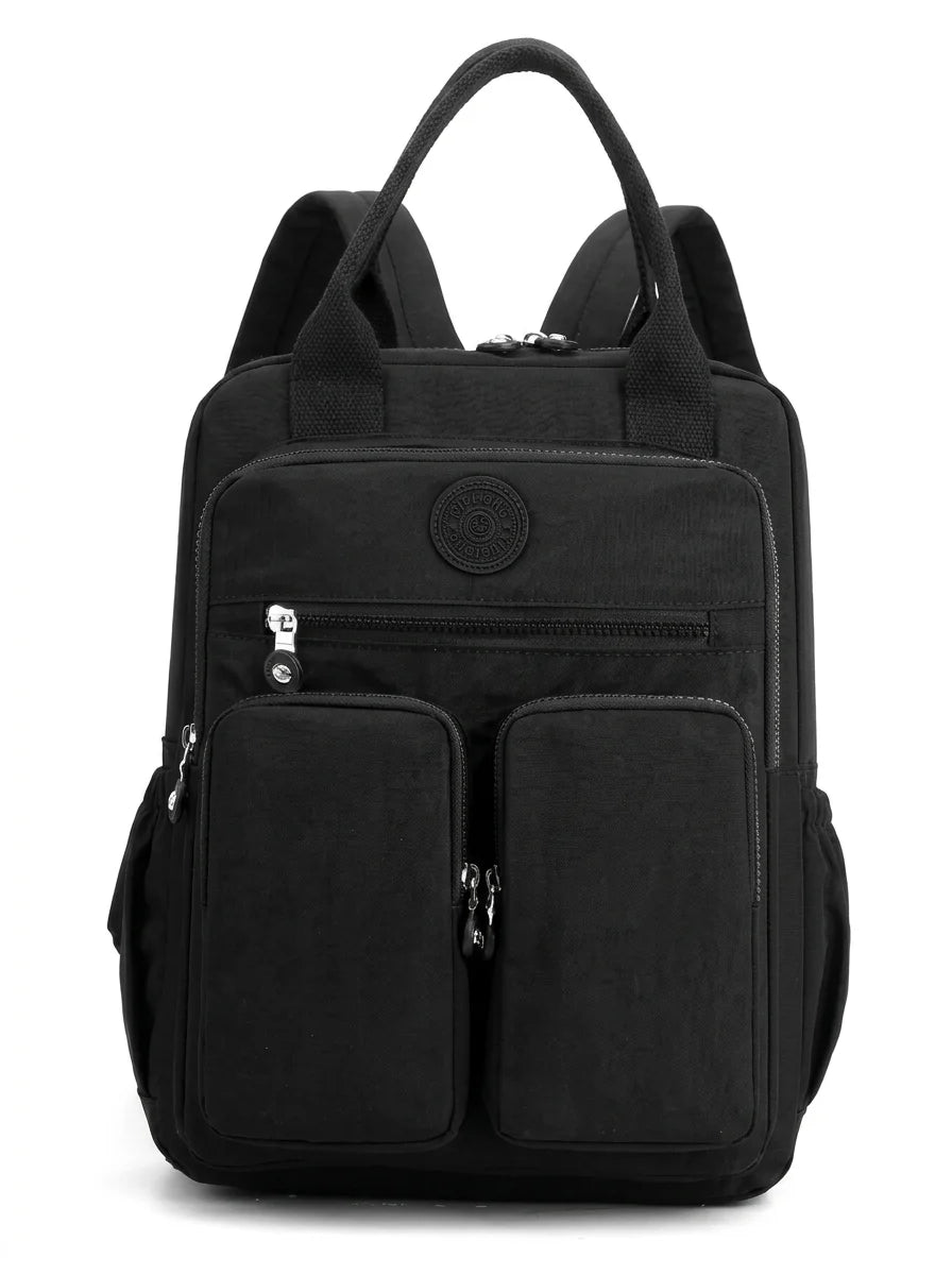 Sac à dos nylon imperméable collège voyage - Vue 1 - Sac