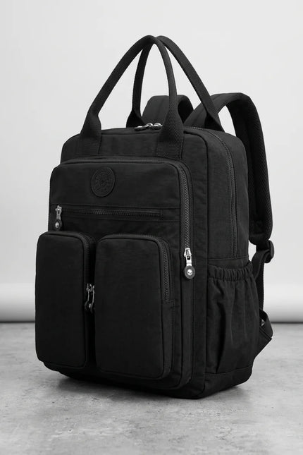 Sac à dos nylon imperméable collège voyage - Vue 2 - Sac