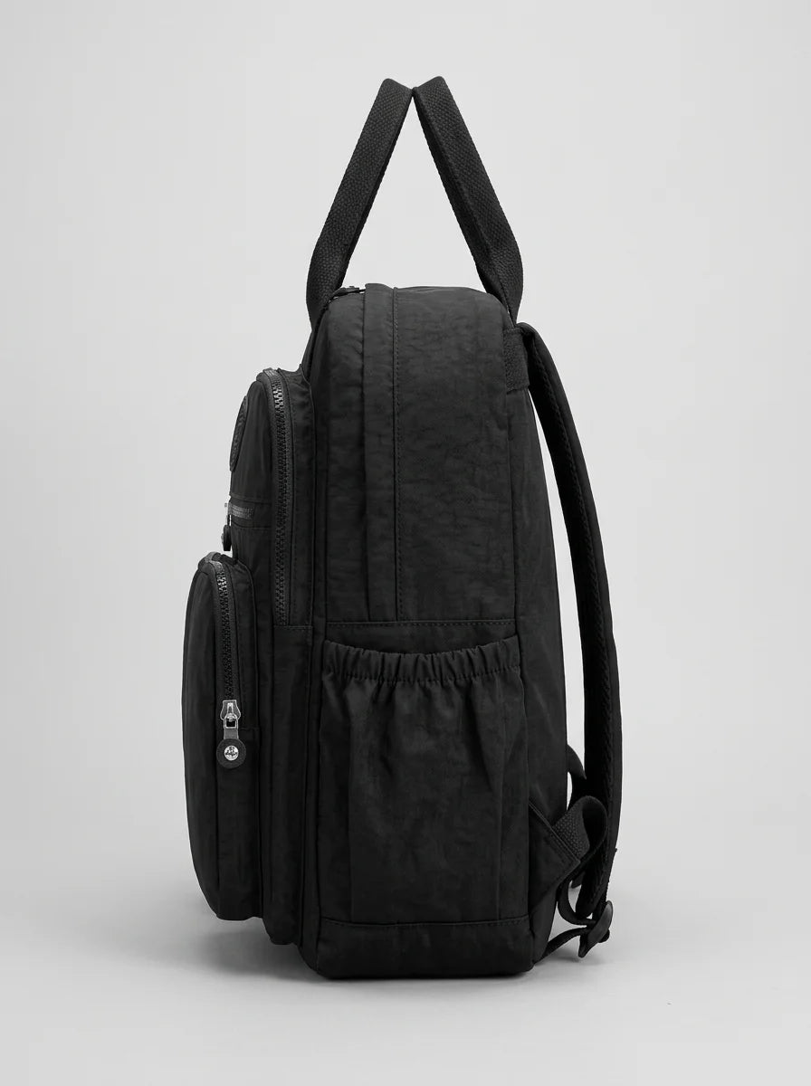 Sac à dos nylon imperméable collège voyage - Vue 3 - Sac