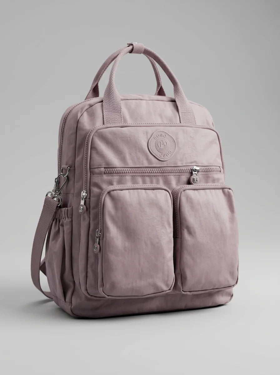 Sac à dos nylon imperméable collège voyage - Vue 4 - Sac