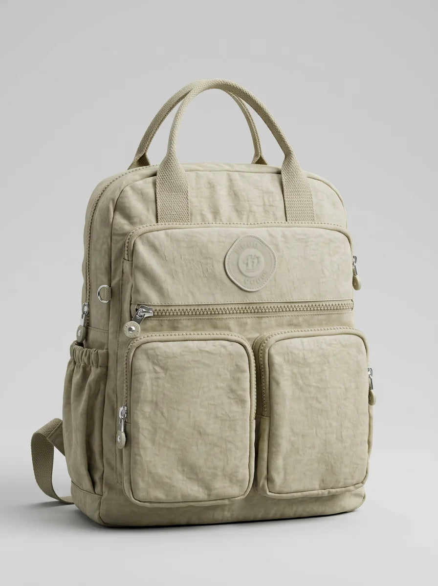 Sac à dos nylon imperméable collège voyage - Vue 5 - Sac