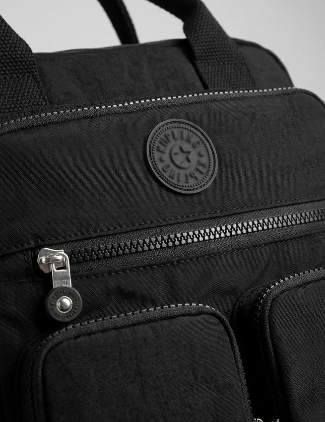 Sac à dos nylon imperméable collège voyage - Vue 5 - Sac