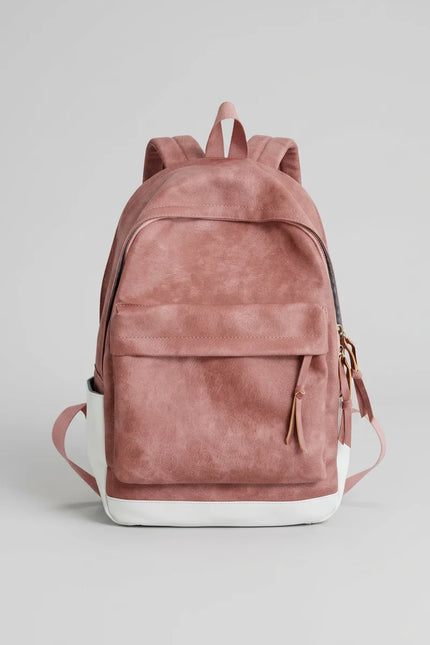 Sac à dos ordinateur 17 pouces cuir vegan femme - Vue 1 - Sac