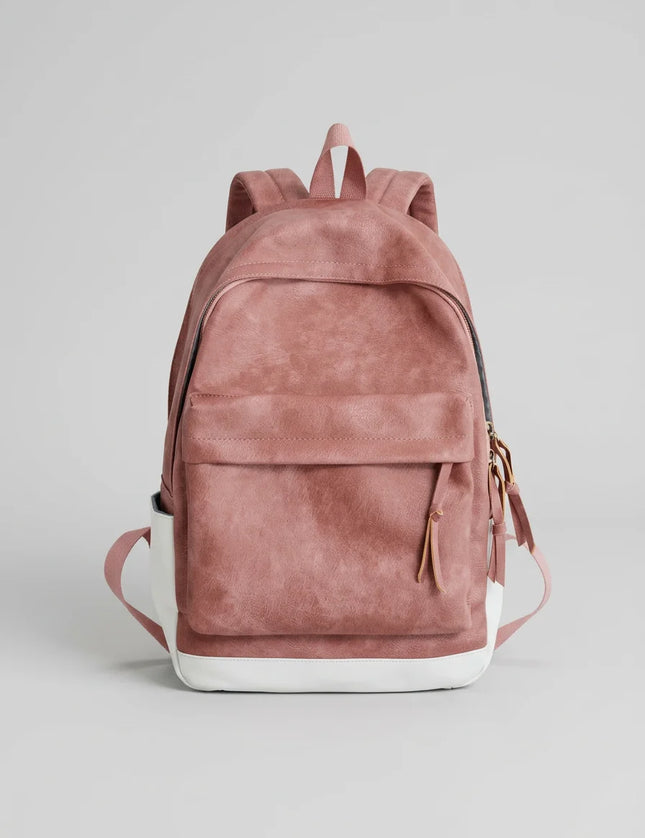 Sac à dos ordinateur 17 pouces cuir vegan femme - Vue 1 - Sac