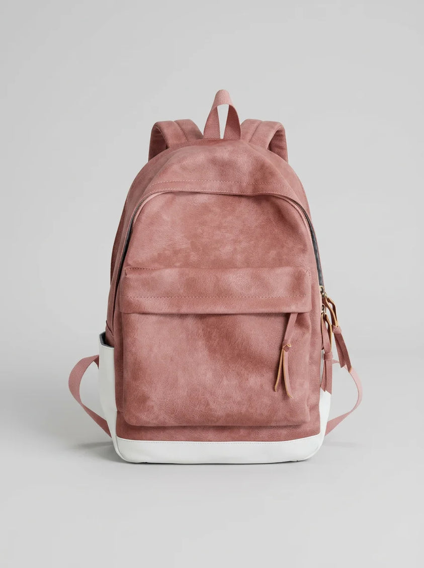 Sac à dos ordinateur 17 pouces cuir vegan femme - Vue 1 - Sac