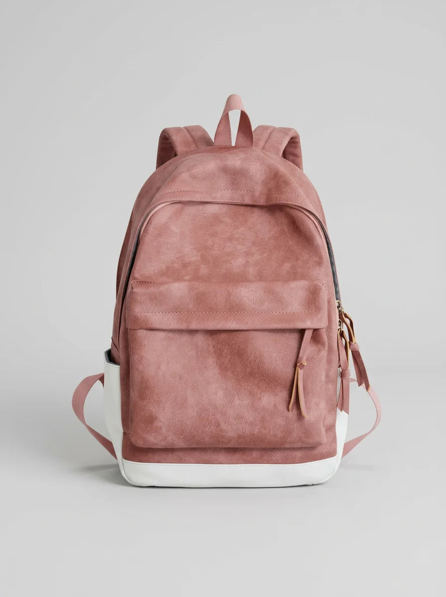 Sac à dos ordinateur 17 pouces cuir vegan femme - Vue 1 - Sac