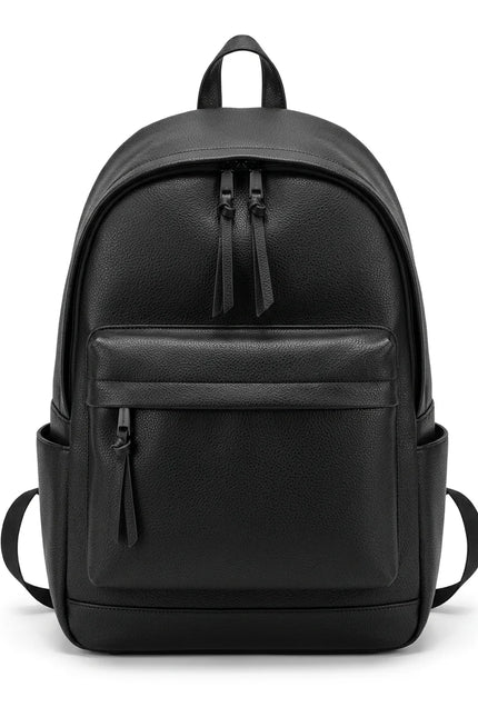 Sac à dos ordinateur 17 pouces cuir vegan femme - Vue 1 - Sac