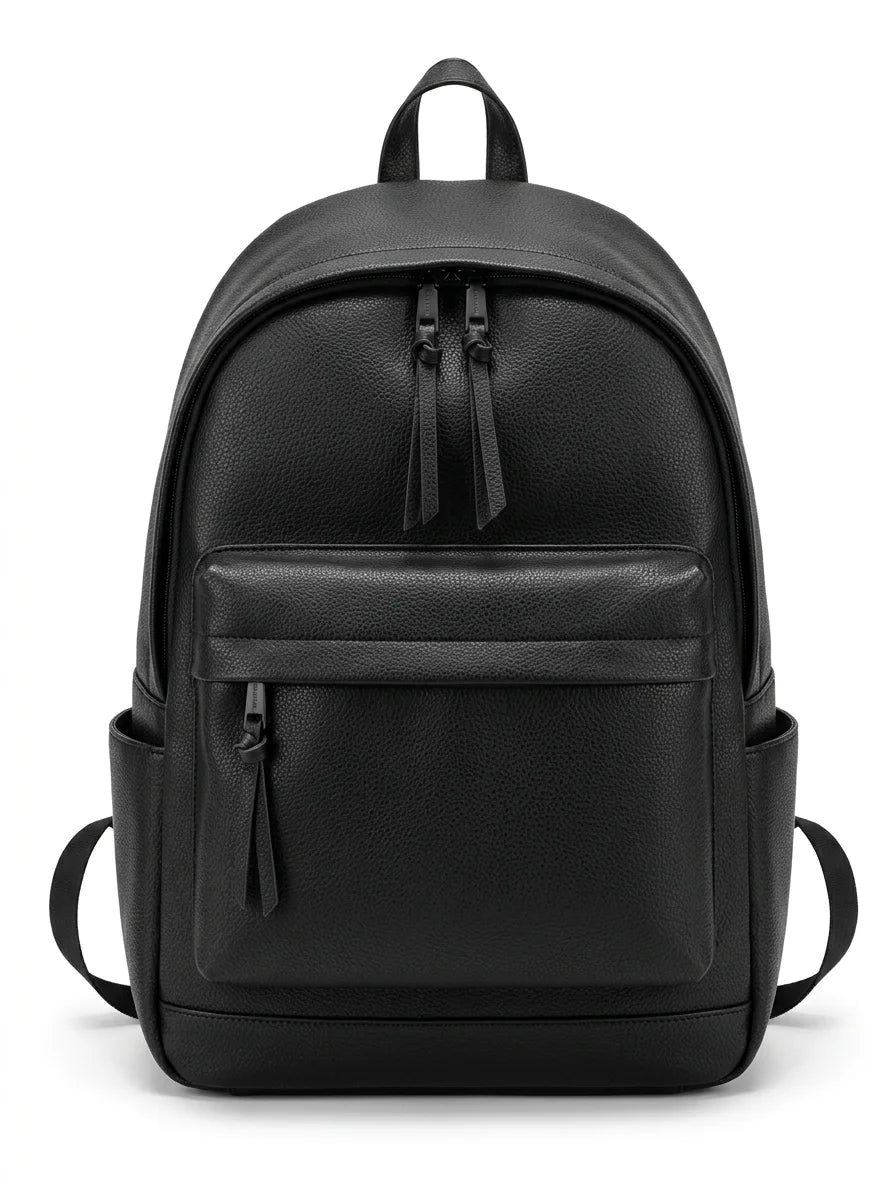 Sac à dos ordinateur 17 pouces cuir vegan femme - Vue 1 - Sac