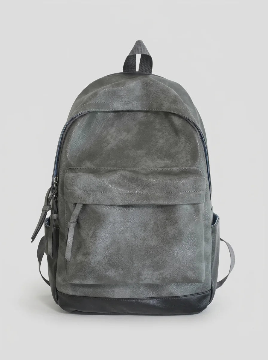 Sac à dos ordinateur 17 pouces cuir vegan femme - Vue 3 - Sac