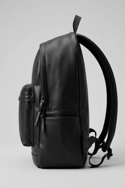 Sac à dos ordinateur 17 pouces cuir vegan femme - Vue 3 - Sac
