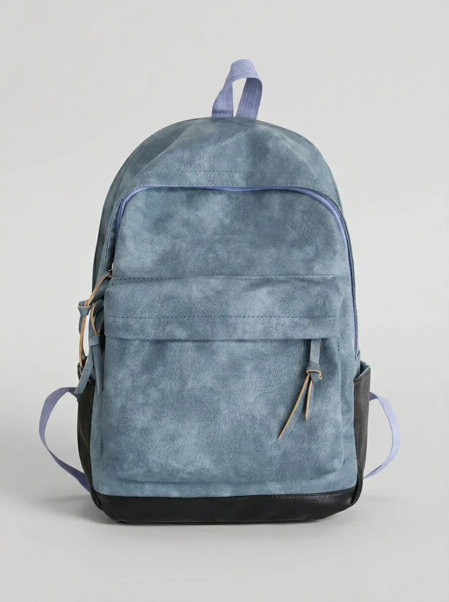 Sac à dos ordinateur 17 pouces cuir vegan femme - Vue 4 - Sac
