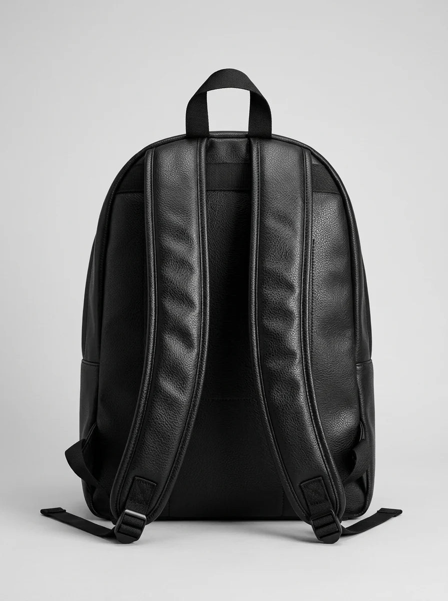 Sac à dos ordinateur 17 pouces cuir vegan femme - Vue 4 - Sac