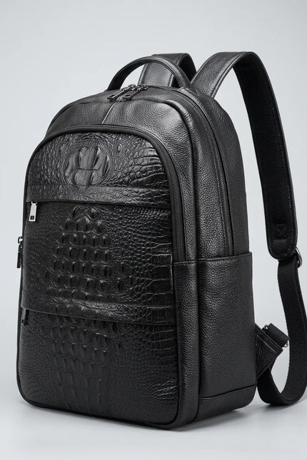 Sac à dos ordinateur femme cuir élégant business - Vue 3 - Sac