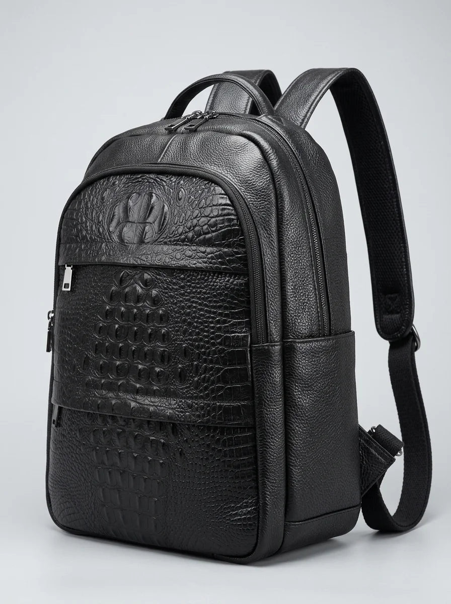 Sac à dos ordinateur femme cuir élégant business - Vue 3 - Sac