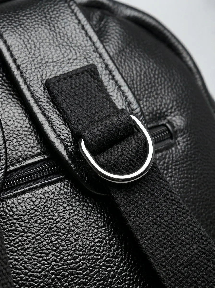 Sac à dos ordinateur femme cuir élégant business - Vue 5 - Sac
