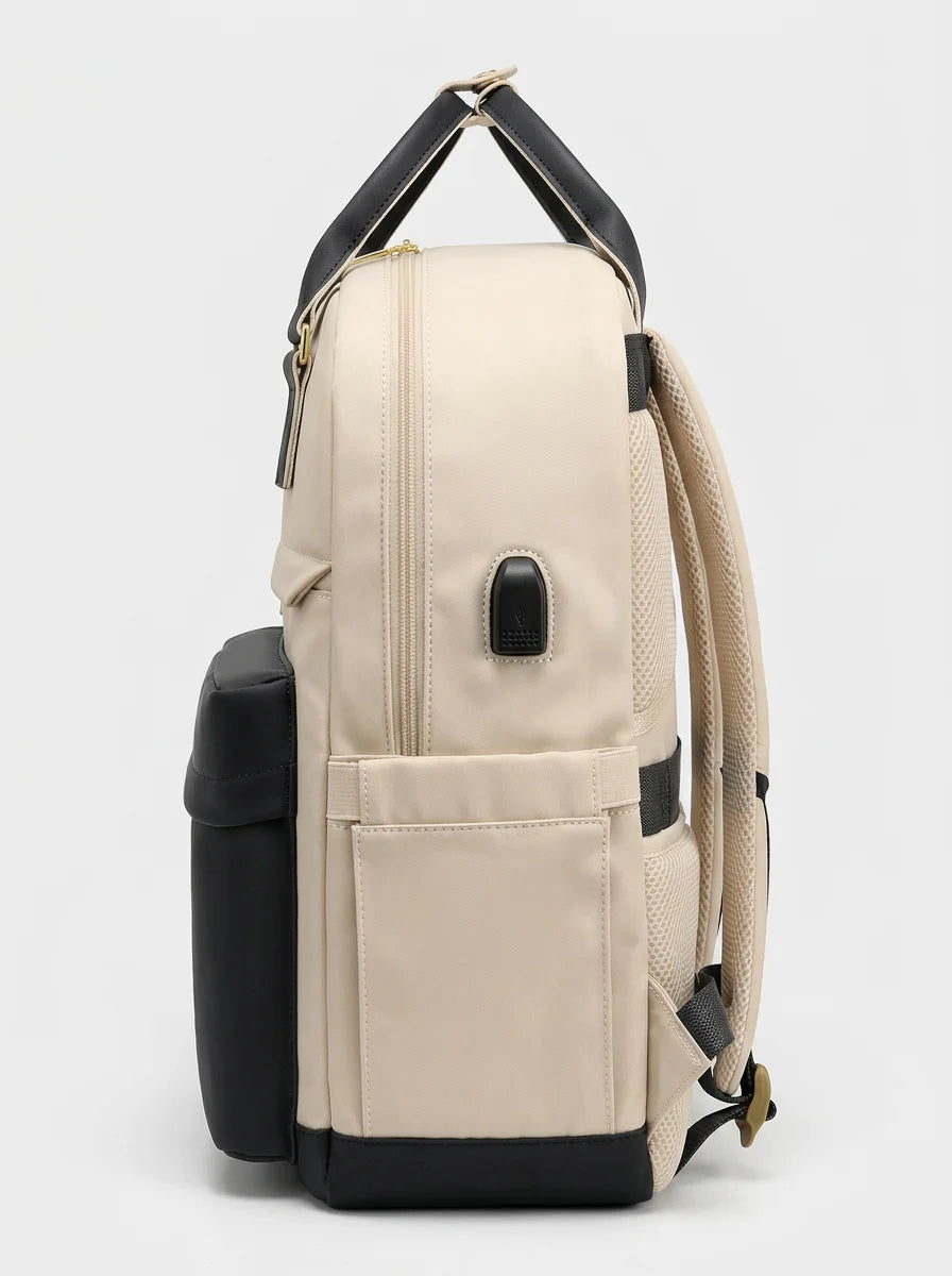 Sac à dos ordinateur 15 pouces nylon imperméable femme - Vue 3 - Sac