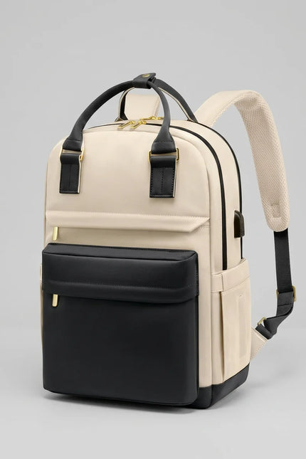Sac à dos ordinateur 15 pouces nylon imperméable femme - Vue 6 - Sac