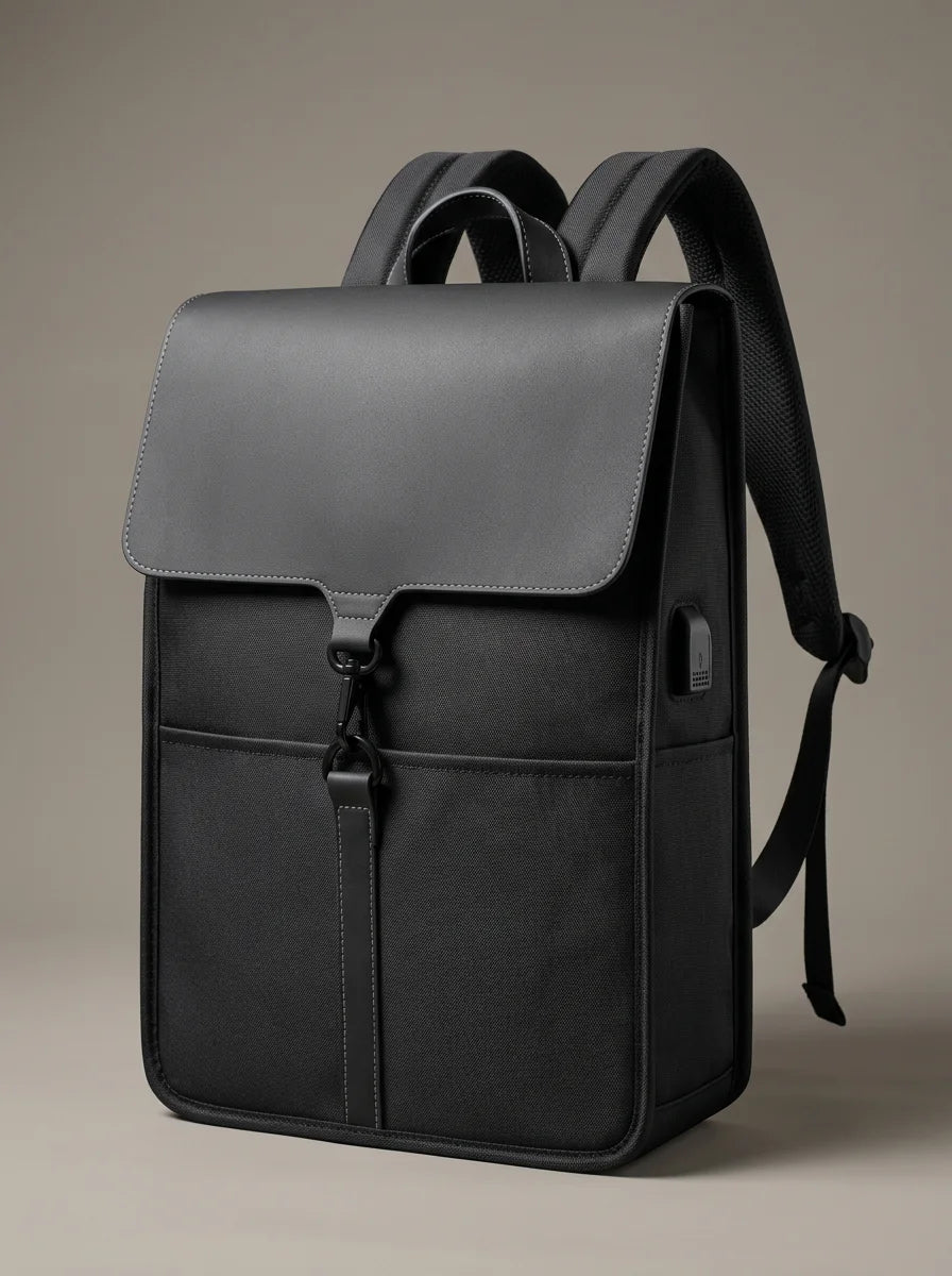 Sac à dos ordinateur 15.6 pouces nylon élégant - Vue 2 - Sac