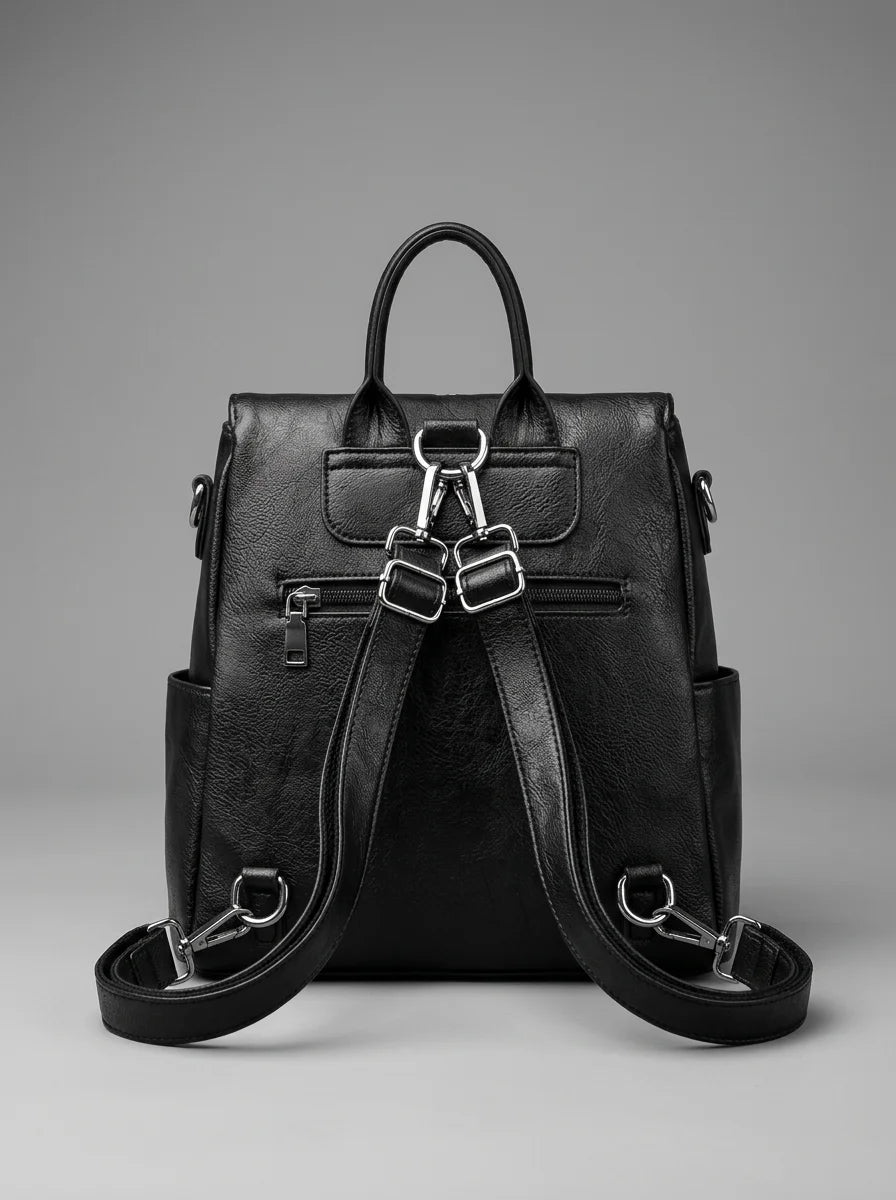 Sac cuir compact femme élégant quotidien - Vue 2 - Sac