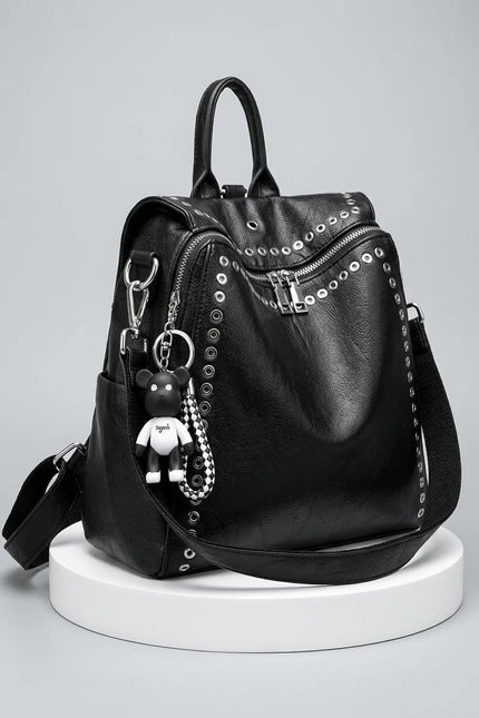 Sac cuir compact femme élégant quotidien - Vue 3 - Sac