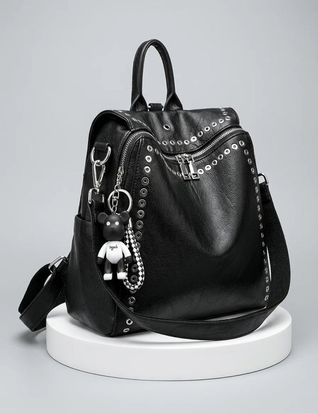 Sac cuir compact femme élégant quotidien - Vue 3 - Sac