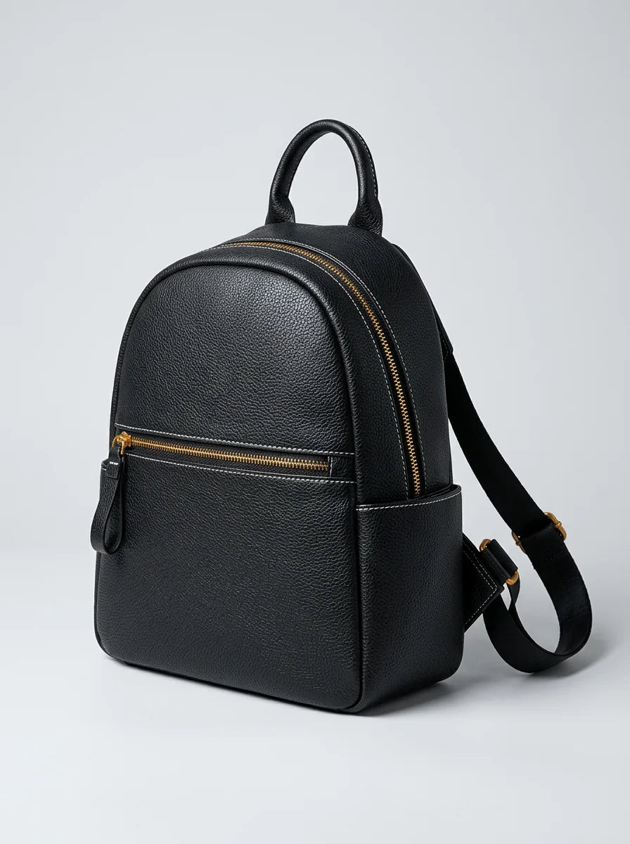 Sac cuir compact quotidien élégant femme - Vue 2 - Sac