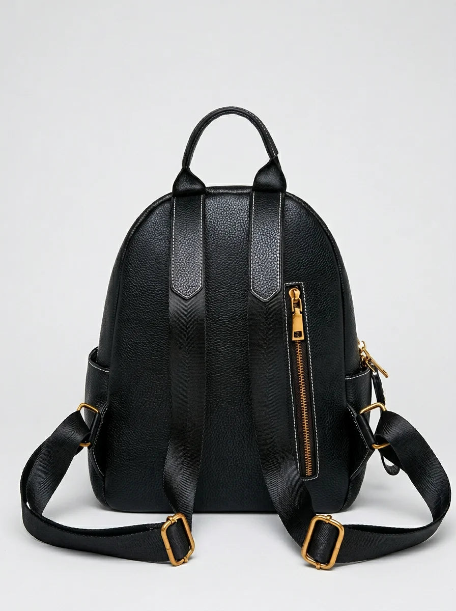 Sac cuir compact quotidien élégant femme - Vue 3 - Sac