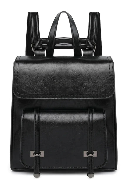 Sac cuir femme élégant style preppy - Vue 1 - Sac