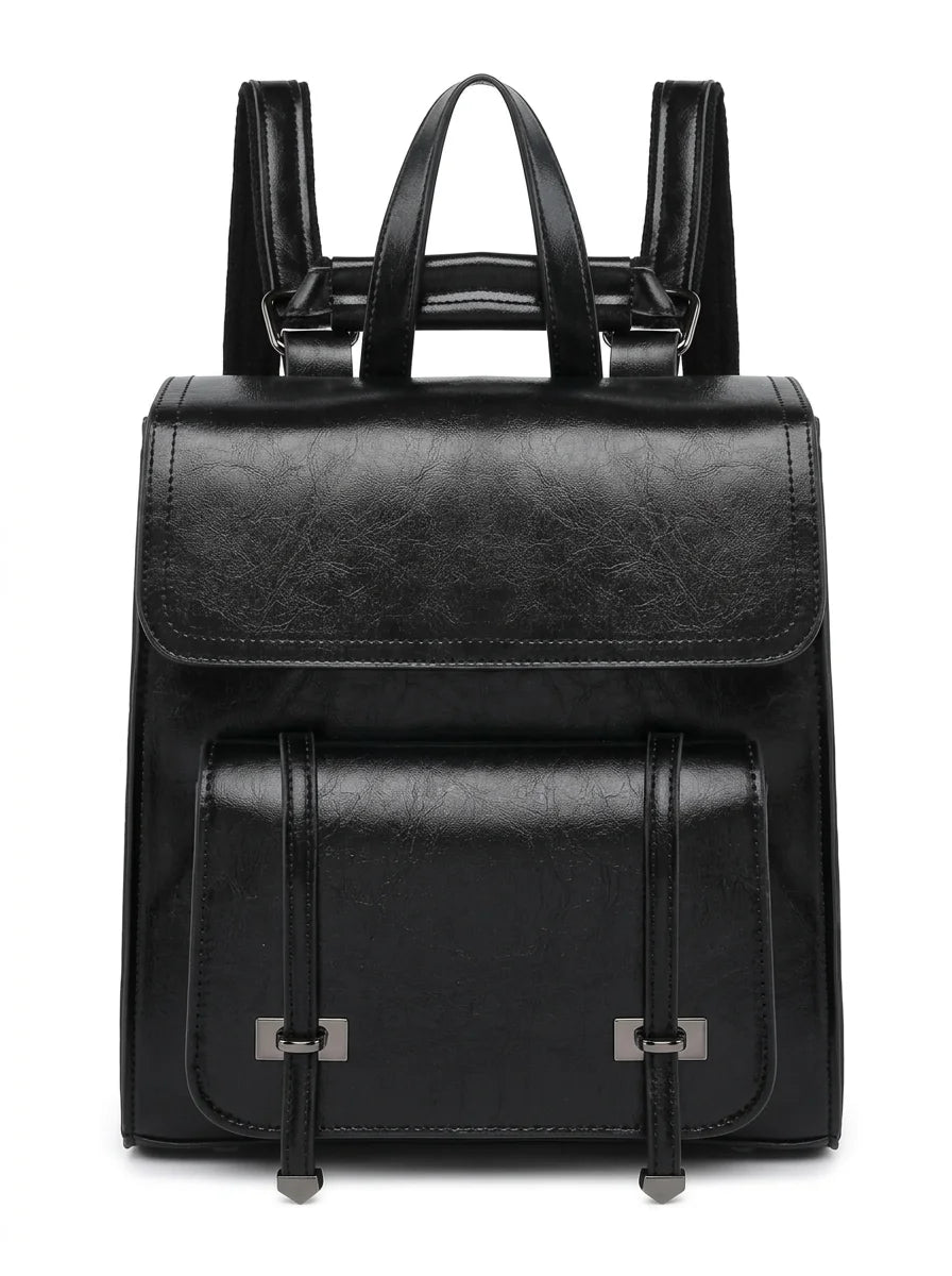 Sac cuir femme élégant style preppy - Vue 1 - Sac